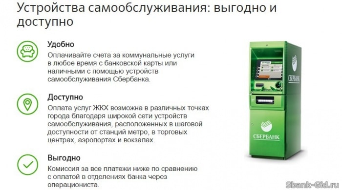 Оплата услуг телефона с карты через банкомат Сбербанка
