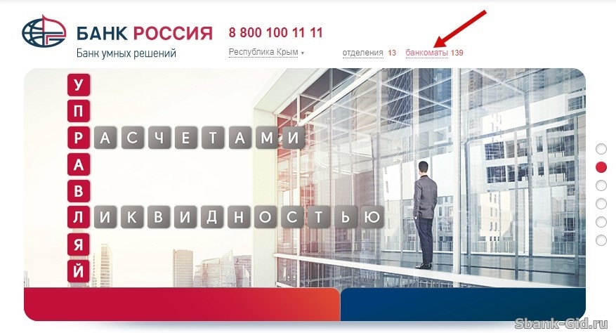 Доступный банкоматы в Крыму